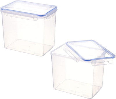 Aristo Plastic Utility Container  - 4400 ml(Pack of 2, Clear)