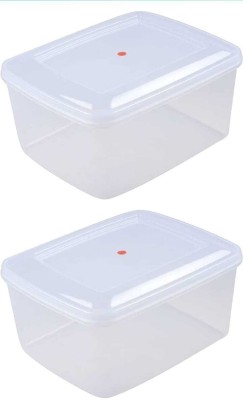 NAKODA Plastic Utility Container  - 10700 ml(Pack of 2, White)