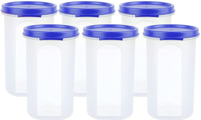 Cutting EDGE Plastic Grocery Container  - 585 ml(Pack of 6, Blue)