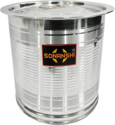 Sonanshi Steel Grocery Container  - 12 L(Silver)