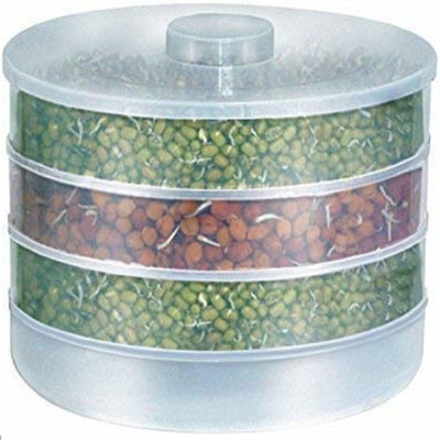 premium mart Plastic Sprout Maker  - 1000 ml(Clear)
