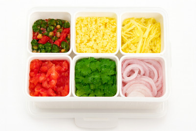 Sajano Plastic Fridge Container  - 2200 ml(White)