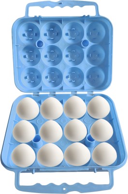 Greenrock Plastic Egg Container  - 1 dozen(Blue)