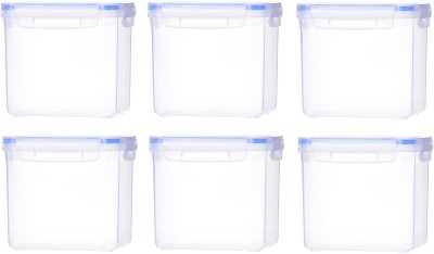 Kritika Enterprise Plastic Utility Container  - 1800 ml(Pack of 6, Clear)