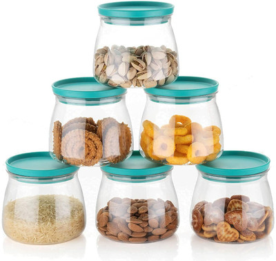 LEMARC Containers – Plastic Grocery Container – 900 Ml Plastic Grocery Container (Pack Of 6, Green) For Rs. 28 @ 95% off