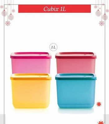 TUPPERWARE Plastic Utility Container  - 1 L(Pack of 4, Multicolor)