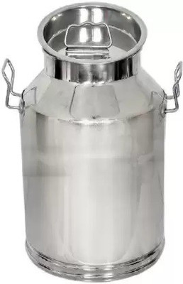 AXANIO Steel Milk Container  - 15 L(Silver)
