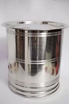 Sonanshi Steel Grocery Container  - 26 L(Silver)