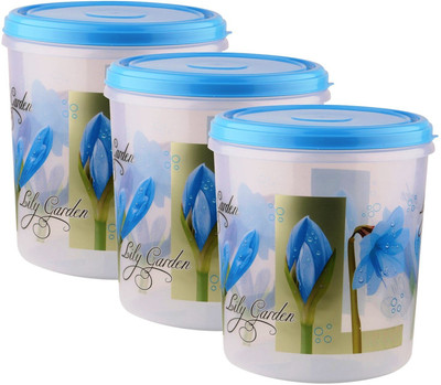 AMAZE Enterprise Plastic Utility Container  - 5000 ml, 7500 ml, 10000 ml(Pack of 3, Blue)