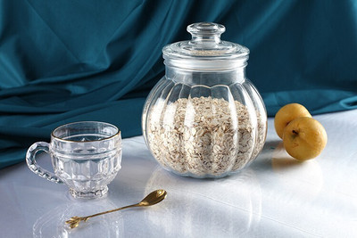 NAVPATH Glass Grocery Container  - 1500 ml(Pack of 6, Clear)