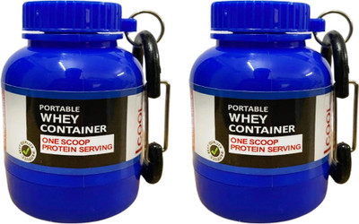 COOLINDIANS Plastic Utility Container  - 30 ml(Pack of 2, Blue, Red)