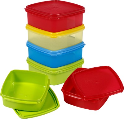 VARMORA Plastic Grocery Container  - 250 ml(Pack of 6, Multicolor)