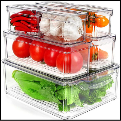 cookini Polypropylene Fridge Container  - 10 L(Transparent)