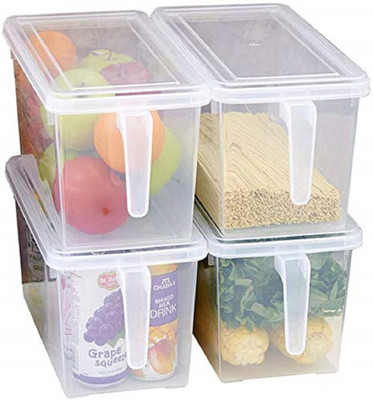 FINWARE Plastic Utility Container  - 3000 ml(Pack of 4, White)