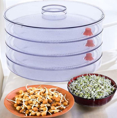 Keskriiva Plastic Sprout Maker  - 1000 ml(White)