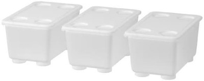 IKEA Polypropylene Utility Container  - 500 ml(Pack of 3, White)