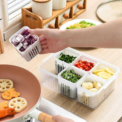 KWINTAS Plastic Fridge Container  - 2200 ml(Clear)