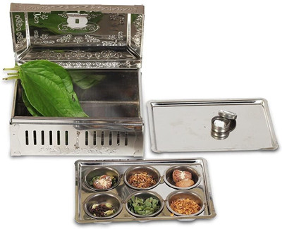 PRASAD Stainless Steel Utility Container  - 850 ml(Silver)