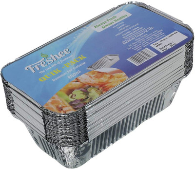 Freshee Aluminium Utility Container  - 660 ml(Silver)