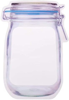Jindal ent Plastic Cookie Jar  - 500 ml(Pack of 2, Multicolor)