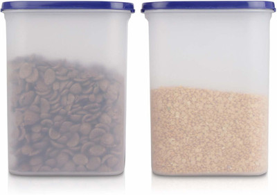 OMORTEX Plastic Utility Container  - 2500 ml(Pack of 2, Blue)