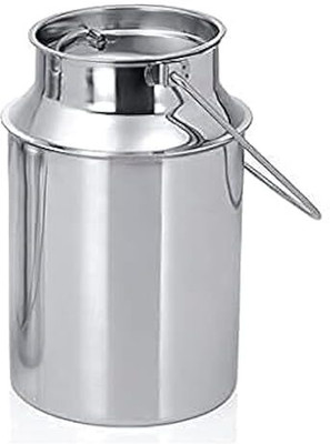 Tannu Craft Stainless Steel Milk Container  - 10 L(Silver)