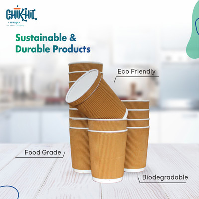 Chikhil Paper Bread Container  - 1000 ml(Pack of 50, Brown)
