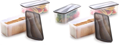 UNDERZZONE Plastic Utility Container  - 4000 ml(Pack of 5, Multicolor)