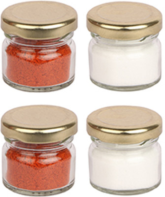 Pure Source India Glass Utility Container  - 31 ml(Pack of 4, Clear)