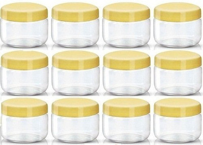 shree parshva Plastic Utility Container  - 200 ml(Pack of 12, Clear)