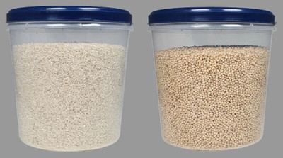 AK HUB Plastic Grocery Container  - 15000 ml(Pack of 2, Blue)