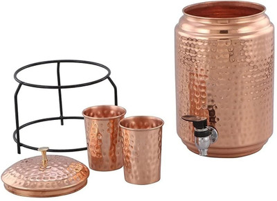 Sanatan Siddhi Copper Utility Container  - 5 L(Brown)
