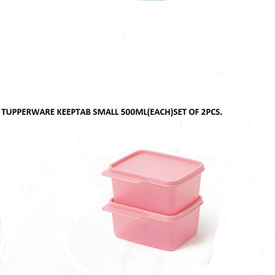 TUPPERWARE Plastic Utility Container  - 500 ml(Pack of 2, Pink)