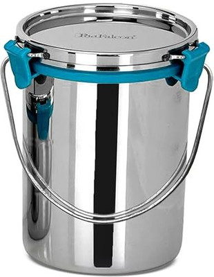 PDDFALCON Steel Milk Container  - 1500 ml(Silver)