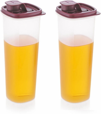 NRK Plastic Utility Container  - 1 L(Pack of 2, Brown)