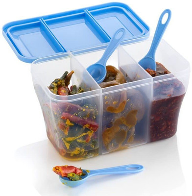 Lipely Products Plastic Grocery Container  - 1100 ml(Blue)