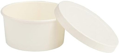 SANWALSA Sugarcane Bagasse Utility Container  - 100 ml(Pack of 30, White)