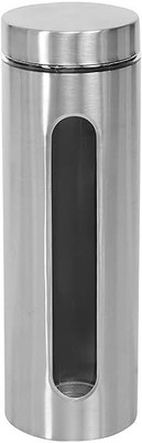 Saffory Glass Utility Container  - 800 ml(Silver)