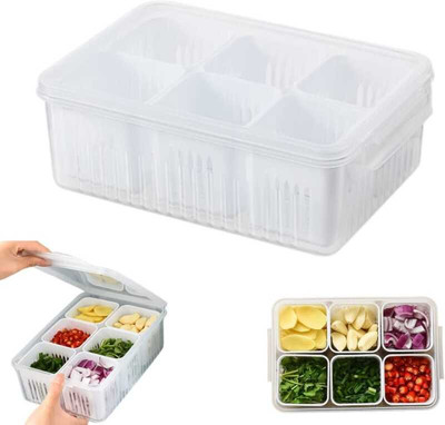 Shri Hari Enterprise Plastic Fridge Container  - 5800 ml(Multicolor)