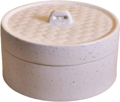 Luminescence Enterprises Ceramic Utility Container  - 700 ml(White)