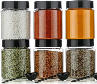 THE SR BRAND Plastic Grocery Container  - 250 ml(Pack of 6, Clear)
