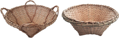 Das Departmental Store Wooden Grocery Container  - 30 kg(Pack of 2, Brown)