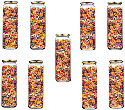 AFAST Glass Honey Jar  - 350 ml(Pack of 9, Clear)