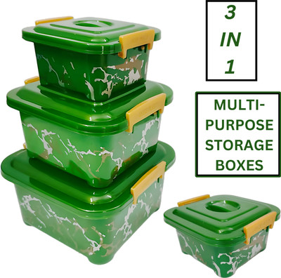 SOAR UNITRADE Plastic Grocery Container  - 4 kg(Green)
