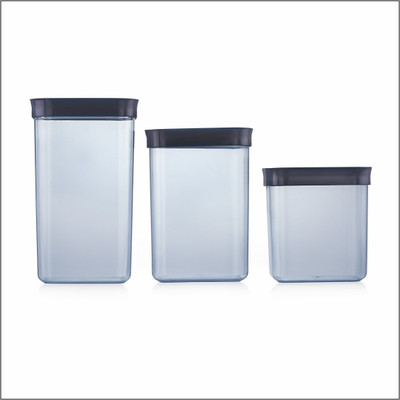 MASTER COOK Polypropylene Grocery Container  - 9550 ml(Pack of 6, Blue)