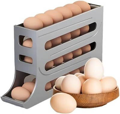 Jiyancreation Plastic Egg Container  - 1 ml(Grey)