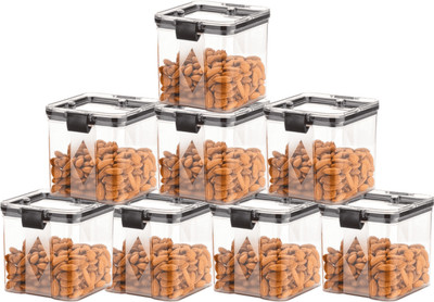 MAYOMAX Plastic Grocery Container  - 700 ml(Pack of 8, Clear)