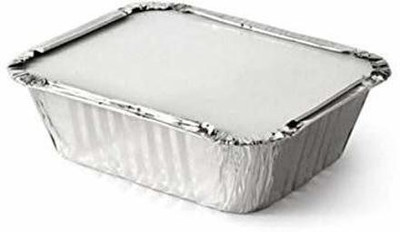 Opti Plus Aluminium Utility Container  - 250 ml(Pack of 100, Silver)