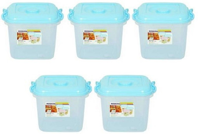 NEELESHWARI Plastic Utility Container  - 10 L(Pack of 5, Blue)