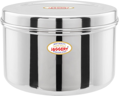 JAGGERY Steel Grocery Container  - 3000(Silver)